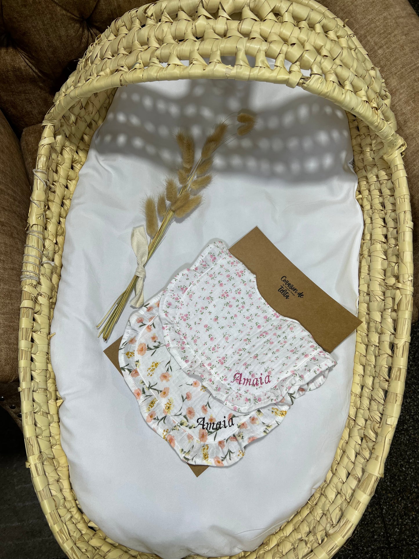 Set de Dos Baberos Personalizados