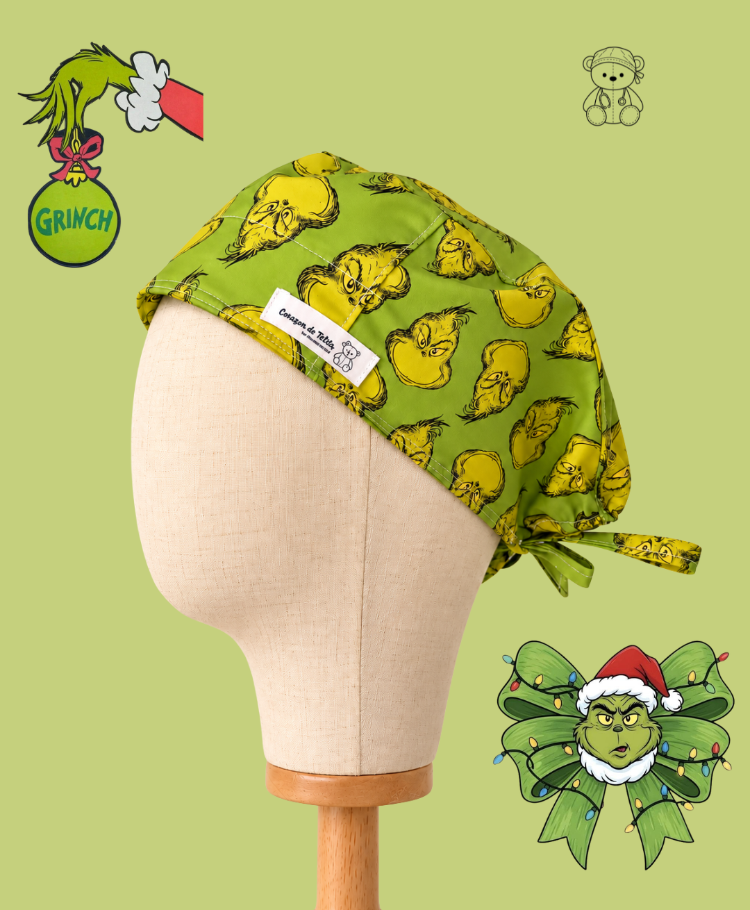 Gorrito Qx Grinch 1