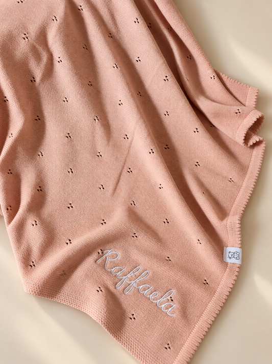Mantita Tejida Personalizada