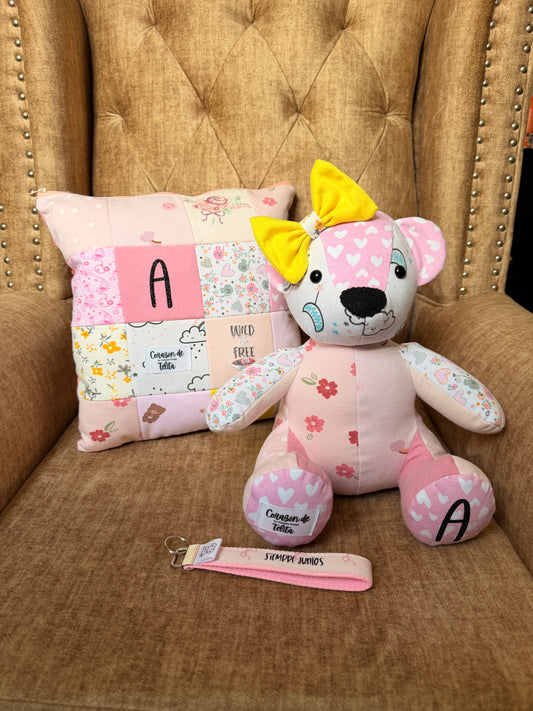Set Corazón de Telita