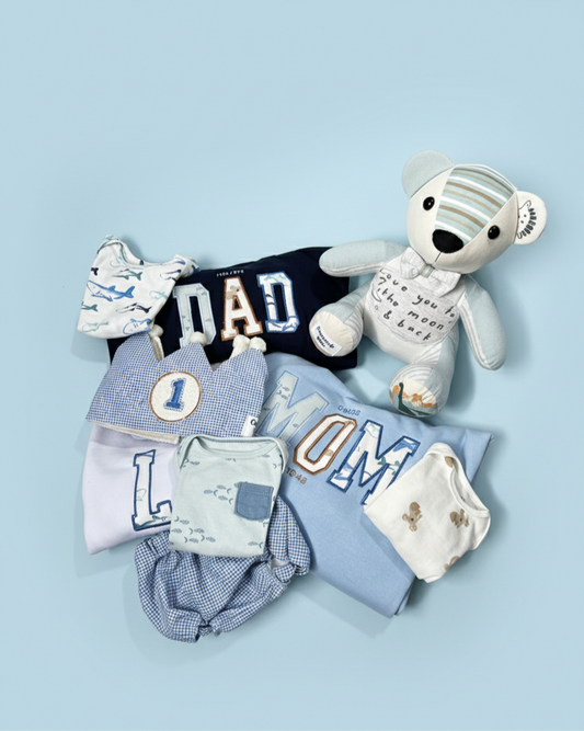 Set Memorial Abracitos de Bebé Personalizado
