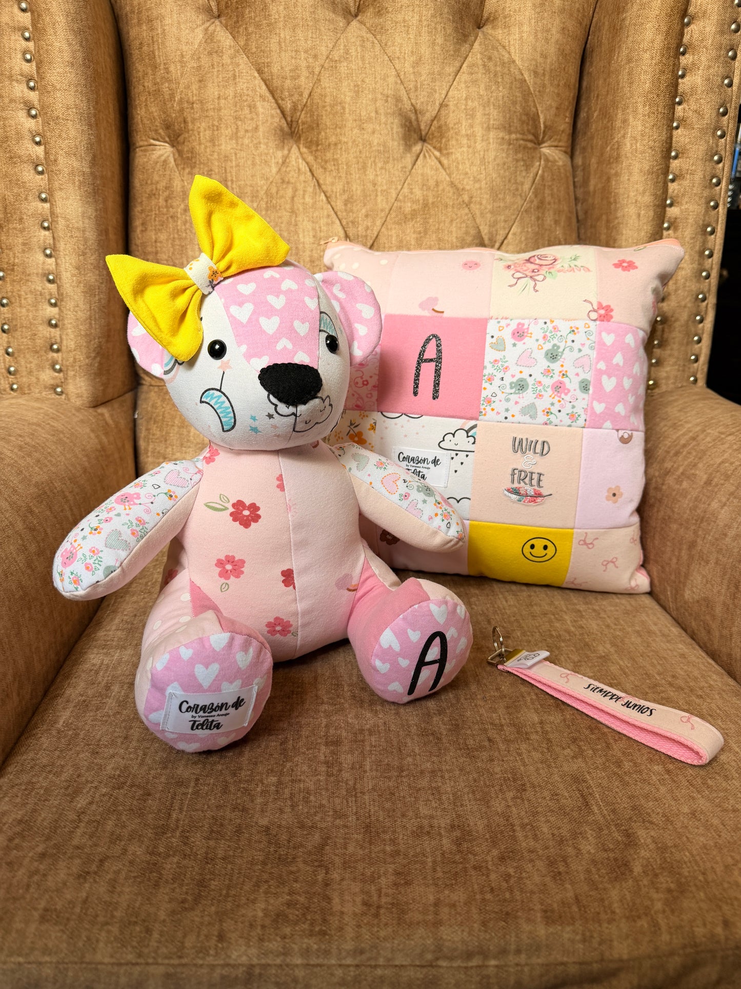 Set Corazón de Telita