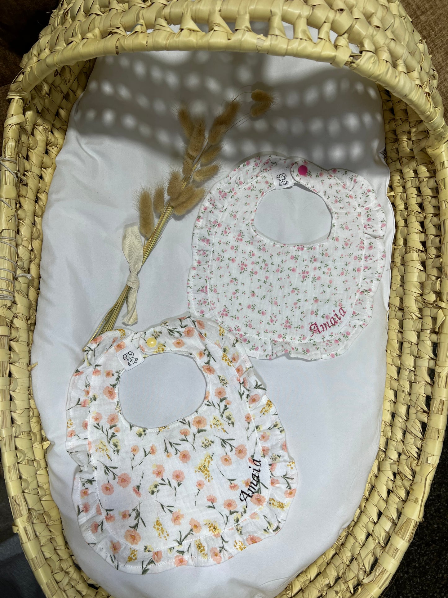 Set de Dos Baberos Personalizados