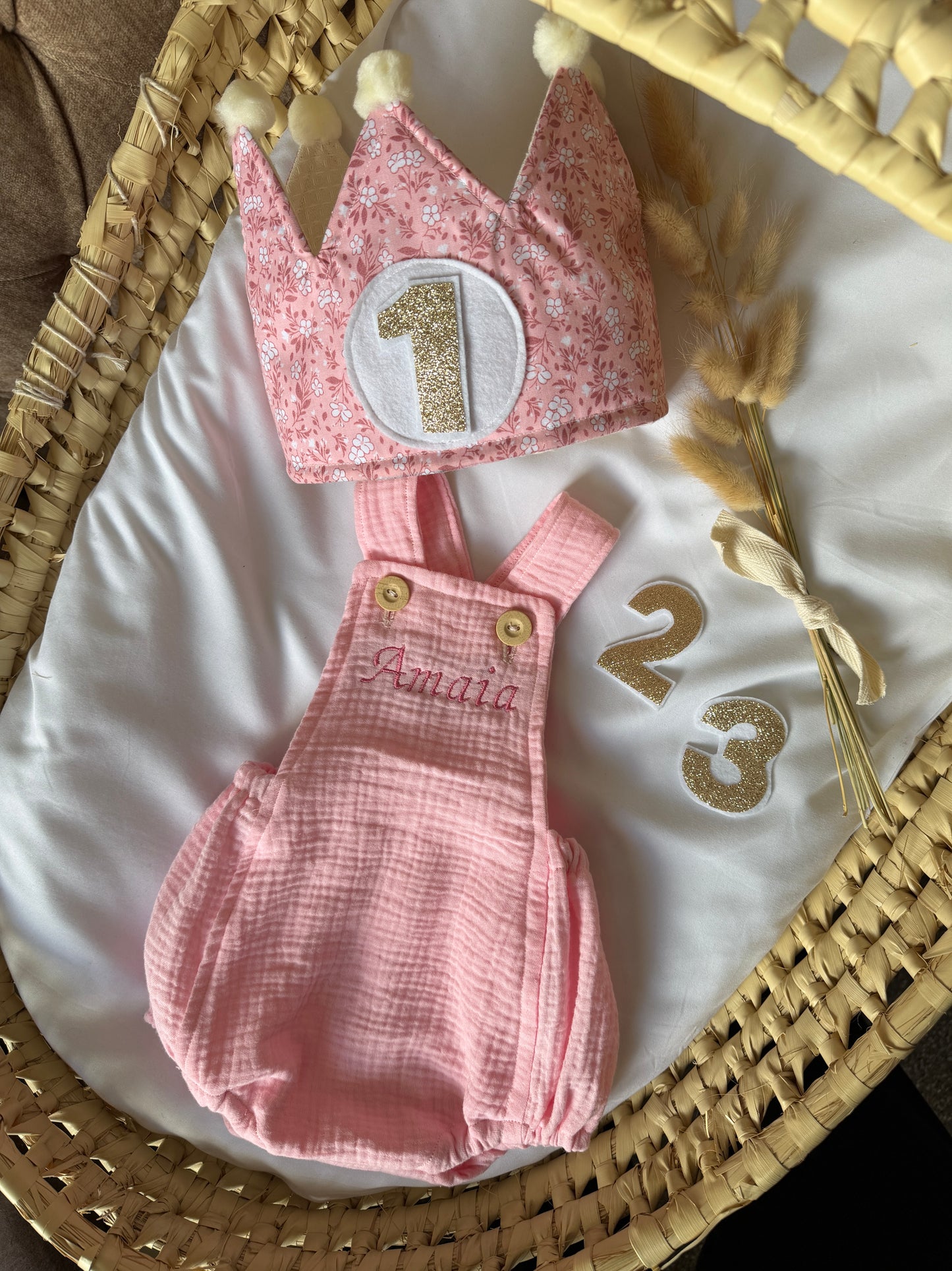 Set Jardinero y Corona