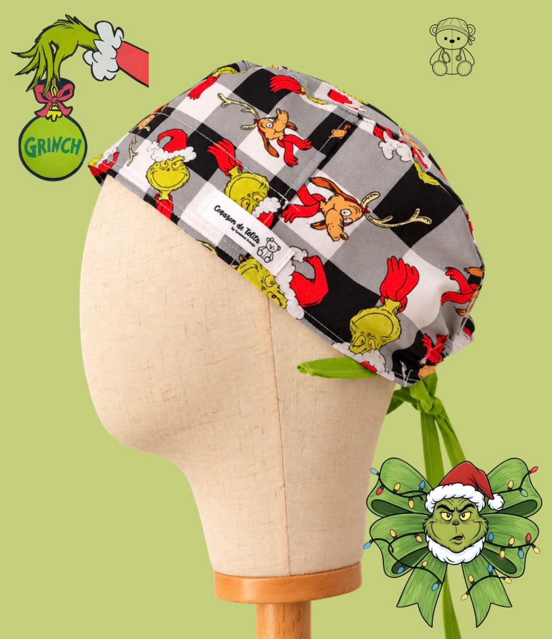 Gorrito Qx Grinch 4