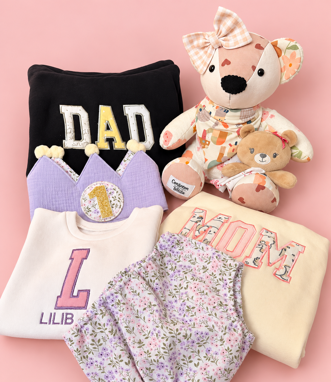 Set Memorial Abracitos de Bebé Personalizado