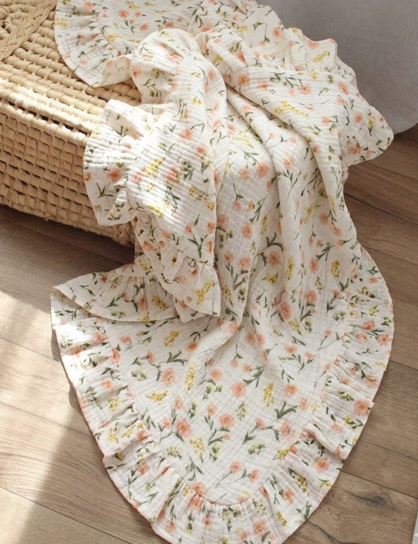 Mantita De Muselina Doble Personalizada