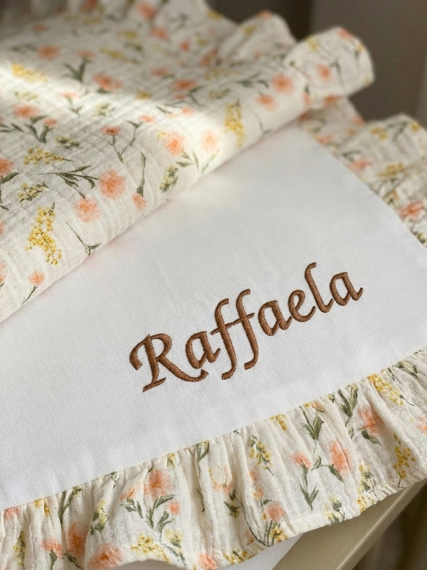 Mantita De Muselina Doble Personalizada
