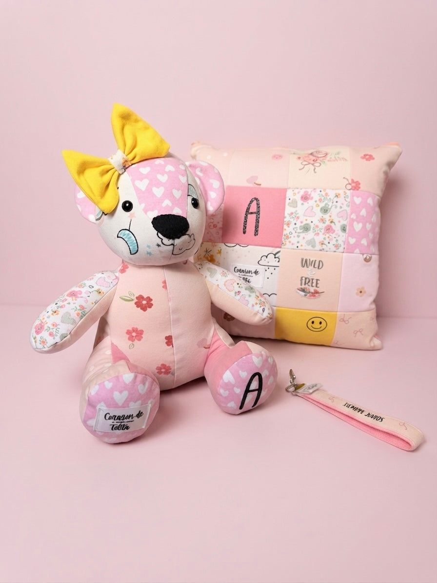 Set Corazón de Telita