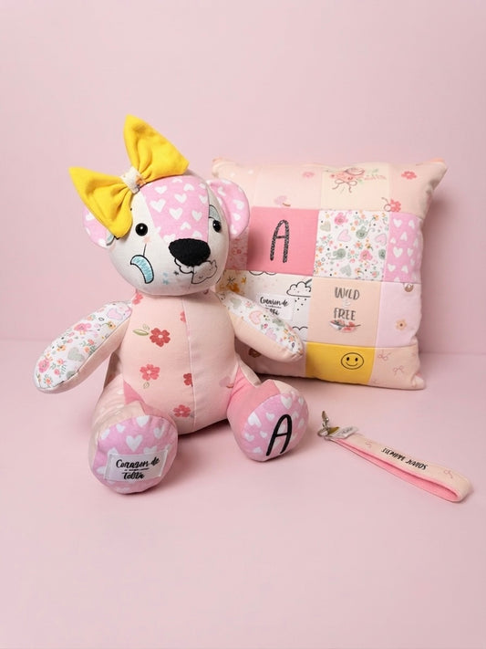 Set Corazón de Telita